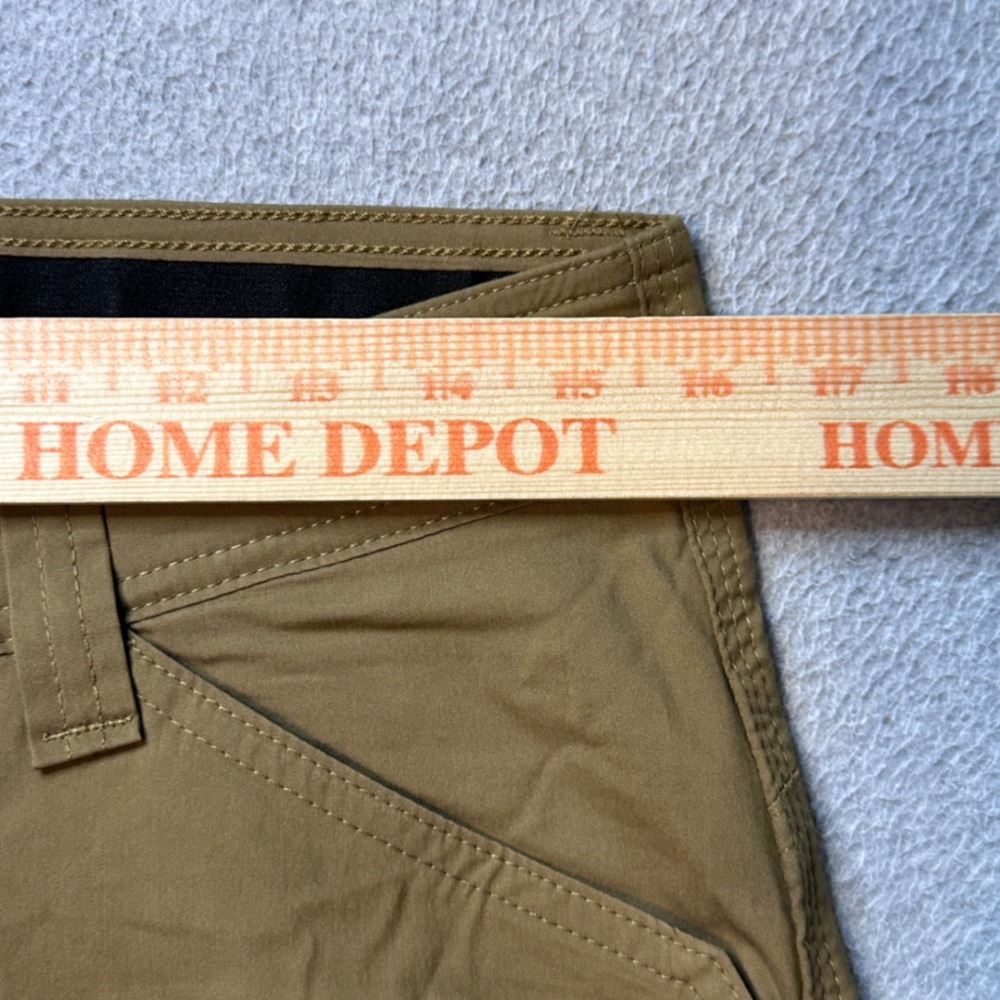 Wrangler ATG Cargo Pants Mens 32x32 Brown All Terrain Gear Straight Stretch - Picture 6 of 10